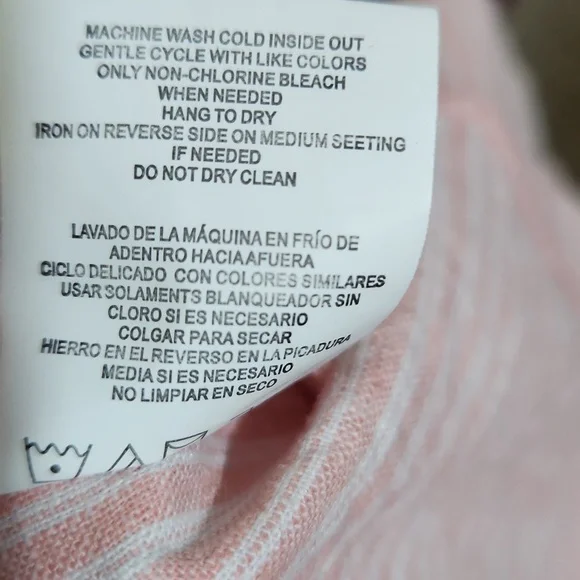 GB Pink/White Pinstripe SZ L Jacket - Picture 16 of 16